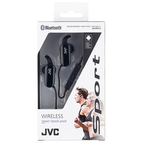 HA-EBT5 SPORT WIRED EARPHONES, BLACK-JVC