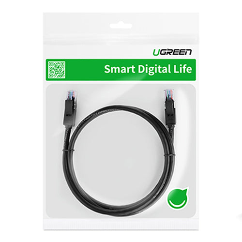 UGREEN LAN ETHERNET CABLE U/UTP CAT. 6 1000MBPS 8M BLACK NW102