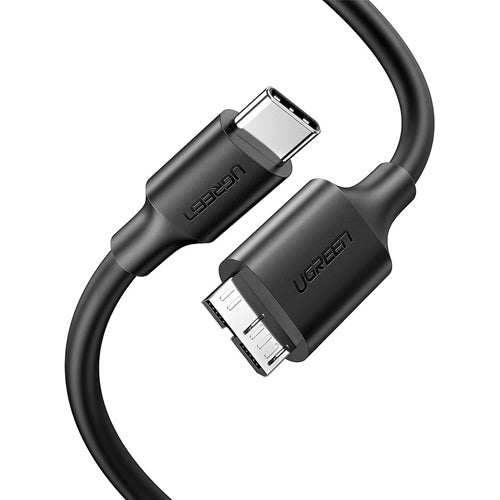 CÂBLE UGREEN USB TYPE-C - CÂBLE MICRO USB TYPE-B SUPERSPEED 3.0 1M NOIR US312 20103