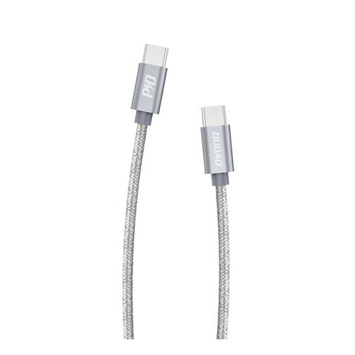 DUDAO USB TYPE-C TO USB TYPE-C CABLE 5A 45W 1M POWER DELIVERY QUICK CHARGE GRAY L5PROC