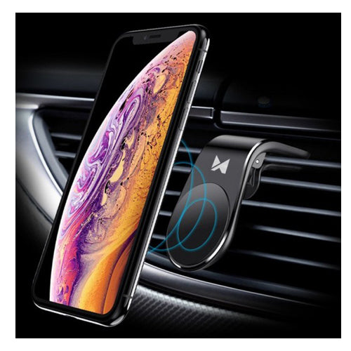 WCH-02 MAGNETIC PHONE HOLDER FOR VENTILATION GRILLE BLACK -WOZINSKY