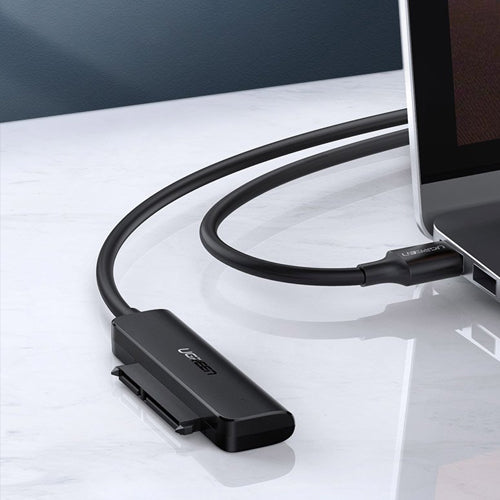 UGREEN ADAPTER 2.5'' SATA III 3.0 HDD SSD - USB 3.2 GEN 1 SUPERSPEED USB 5 GBPS BLACK CM321
