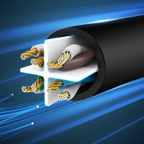 UGREEN INTERNET NETWORK CABLE ETHERNET PATCHCORD RJ45 CAT 6 UTP 1000MBPS 3M BLACK