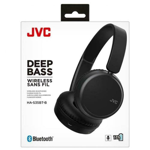 HA-S35BT WIRELESS HEADPHONES, BLACK-JVC