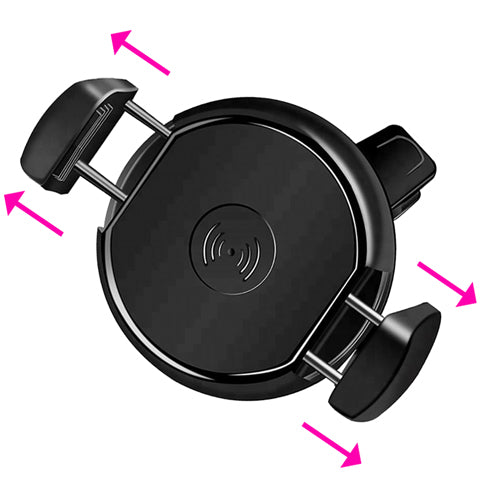 AERO-QI CAR CAR MOUNT WITH QI TECHNOLOGY FOR BK VENTILATION GRILL - BLACK