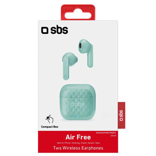 EARBUDS AIR FREE TWS, TURQUOISE