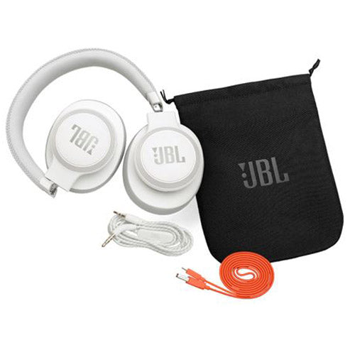 LIVE 650BTNC WIRELESS HEADPHONES, WHITE-JBL