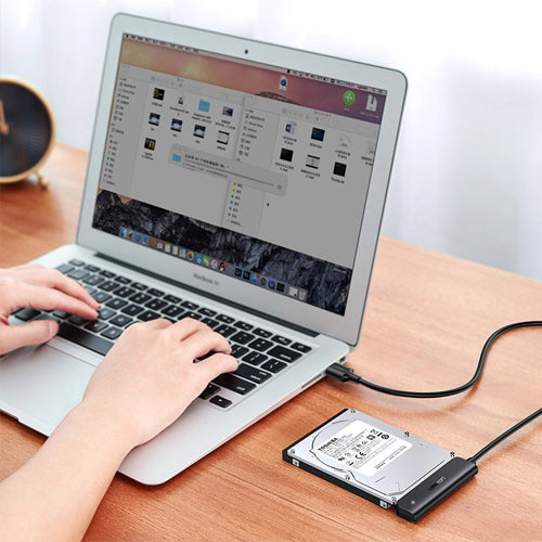 UGREEN ADAPTER 2.5'' SATA III 3.0 HDD SSD - USB 3.2 GEN 1 SUPERSPEED USB 5 GBPS BLACK CM321