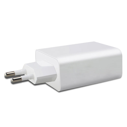 MAINS CHARGER 1 PORT USB, 1 PORT USB-C, 5V-45W, 2.4A, QUICK CHARGE, WHITE-WAVE