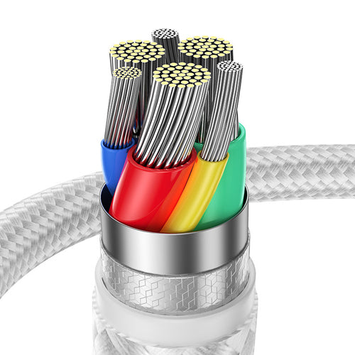 JOYROOM USB-C TO LIGHTNING CABLE 20W SURPASS SERIES FOR FAST CHARGING AND DATA TRANSFER 0.25M WHITE S-CL020A11