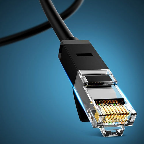 UGREEN INTERNET NETWORK CABLE ETHERNET PATCHCORD RJ45 CAT 6 UTP 1000MBPS 3M BLACK