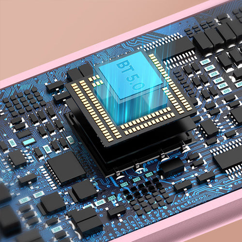 JOYROOM WIRELESS KARAOKE MICROPHONE WITH BLUETOOTH 5.0 SPEAKER 1200MAH PINK JR-MC5 PINK