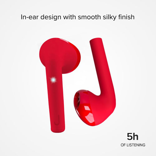 EARBUDS SILK TWS RED-JAZ