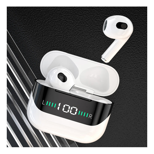 EARBUDS U15 TWS WITH WHITE CHARGE STATUS INDICATOR U15-DUDAO