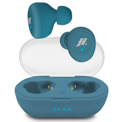 EARBUDS TWIN TWS, BLUE-MUSIC HERO