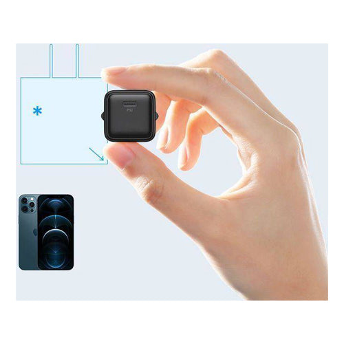 MAINS CHARGER L-P202 QUICK CHARGING USB TYPE C 20W POWER DELIVERY 3.0 AFC BLACK -JOYROOM