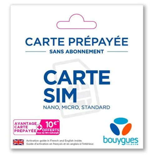 CARTE SIM BOUYGUES