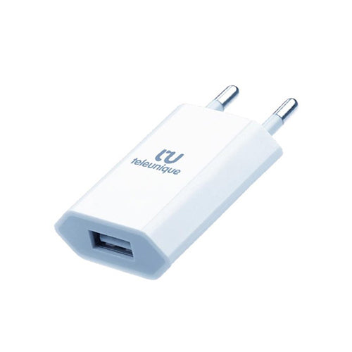 MAINS CHARGER 1 USB PORT 1A TELEUNIQUE