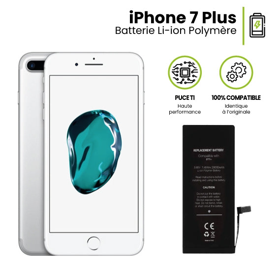 BATTERY FOR IPHONE 7+ 2900MAH BK - BLACK