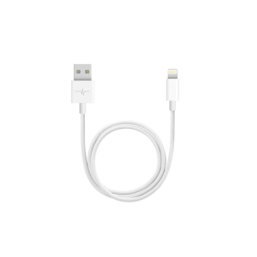 MFI CERTIFIED LIGHTNING USB CABLE, WHITE-WAVE