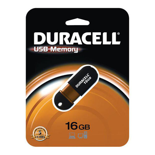 CAPLESS 16GB-DURACELL USB DRIVE