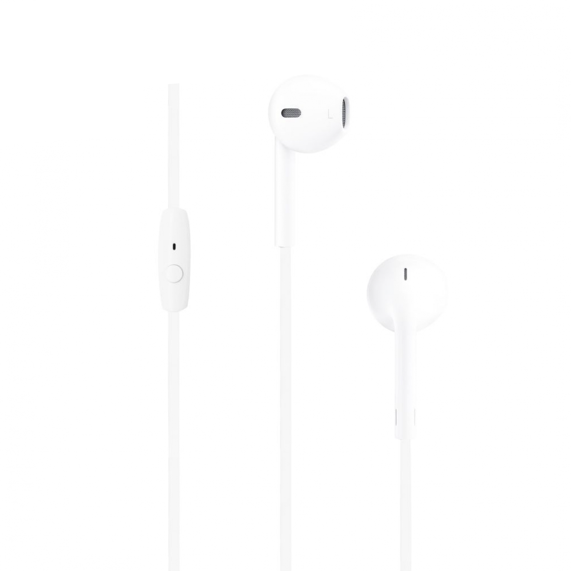 WIRED FLAT JACK 3.5 MM EARPHONES - WITHOUT WHITE BLISTER